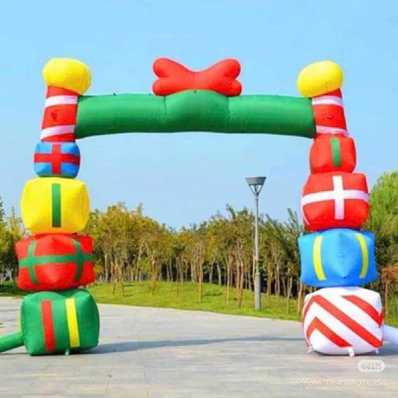 Cổng hộp quà noel