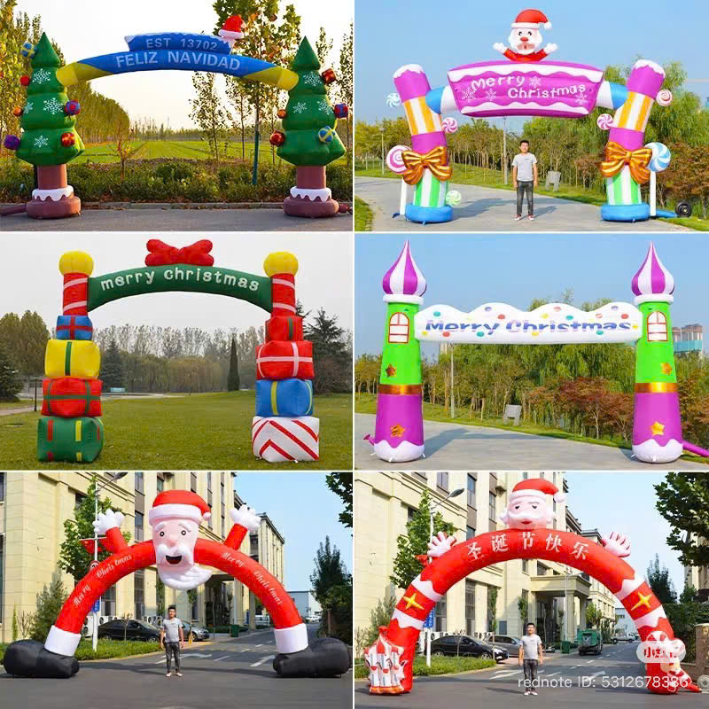 Cổng hộp quà noel