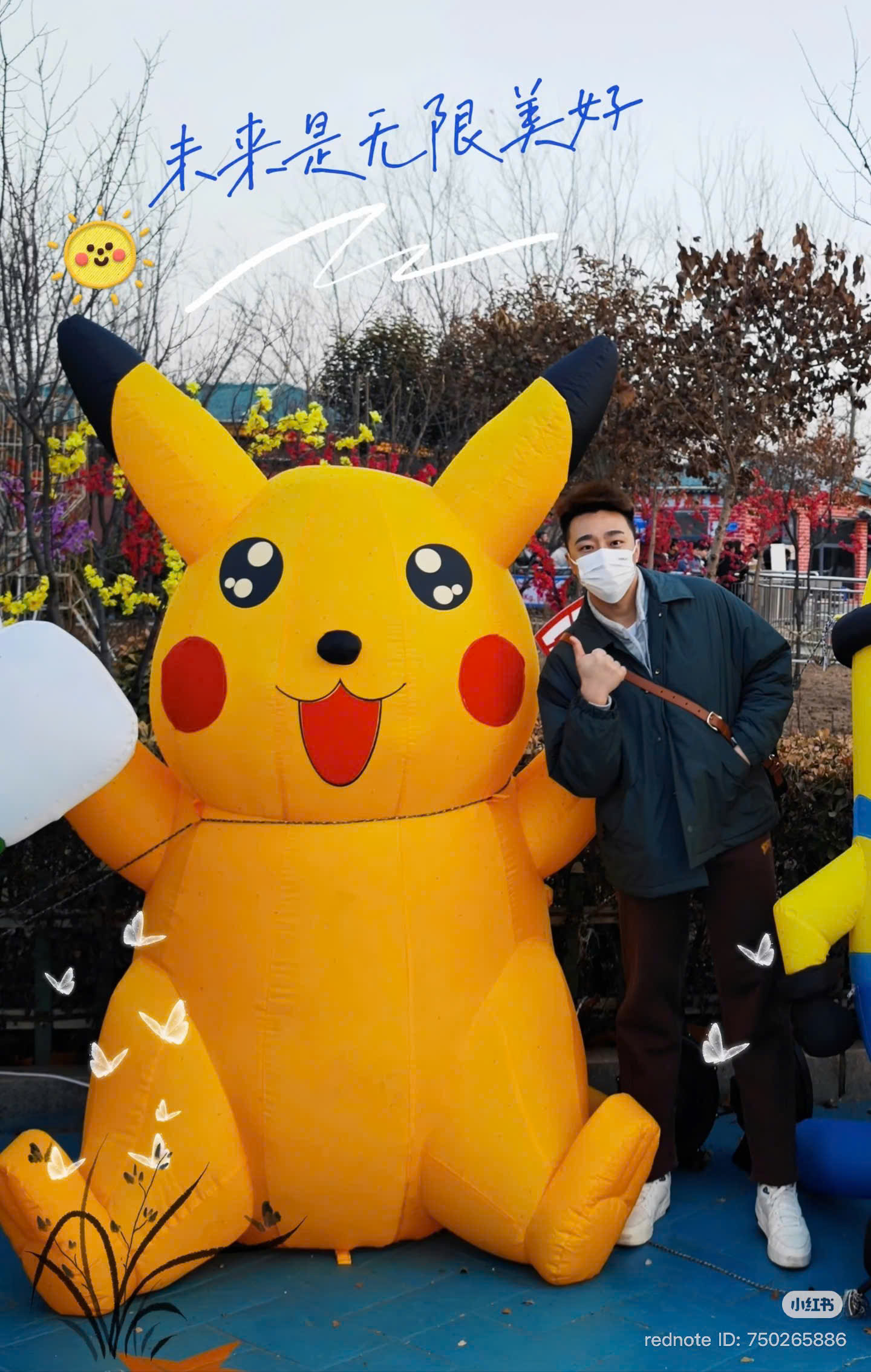 Mascot Pikachu bơm hơi